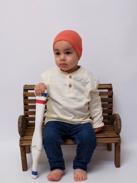 Bebek & Çocuk Pamuk Bere 4'lü Set Yumuşak Ve Hassas %100 Pamuk - 2