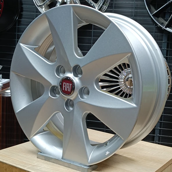 Sıfır OPAR 15 inç Fiorino, Egea, Doblo SILVER Jant Takımı - 6x15 5x98 ET44 58.1 - OEM: 55178576 - 3