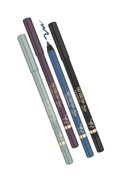 Golden Rose Tattoo Gel Eye Pencil Waterproof No: 108 - Suya Dayanıklı Jel Göz Kalemi - Resim 2