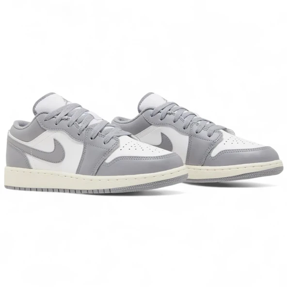 Nike Air Jordan 1 Low GS Vintage Grey - Resim 3