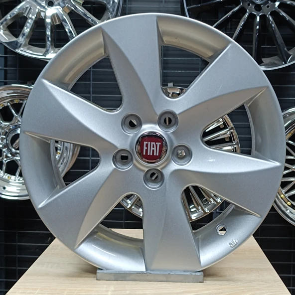 Sıfır OPAR 15 inç Fiorino, Egea, Doblo SILVER Jant Takımı - 6x15 5x98 ET44 58.1 - OEM: 55178576 - 1