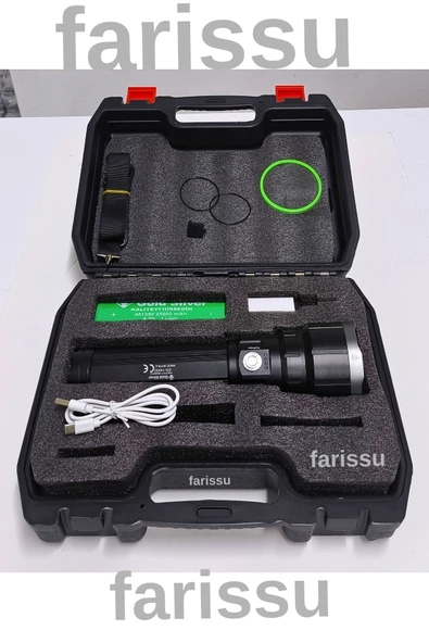 Üst Düzey Performans ve Dayanıklılık: Gold Silver GS-14500 Şarjlı El Feneri - 2