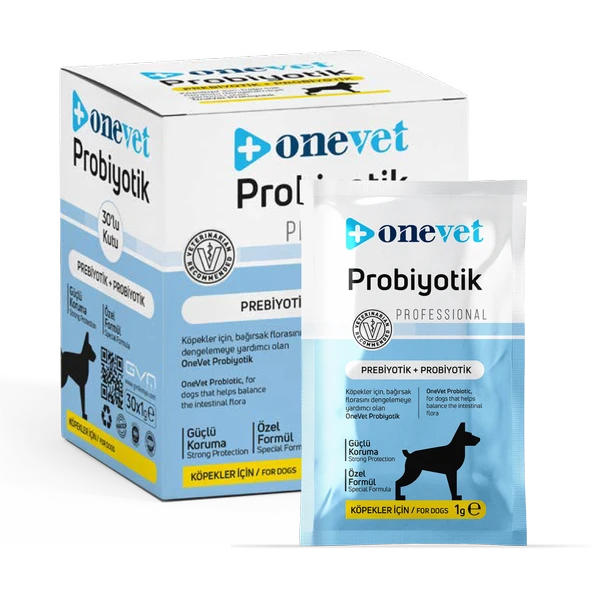 OneVet Probiyotik Şase Köpekler Için Sindirim Ve Bağışıklık Desteği Takviye Vitamini 30x1gr - 11