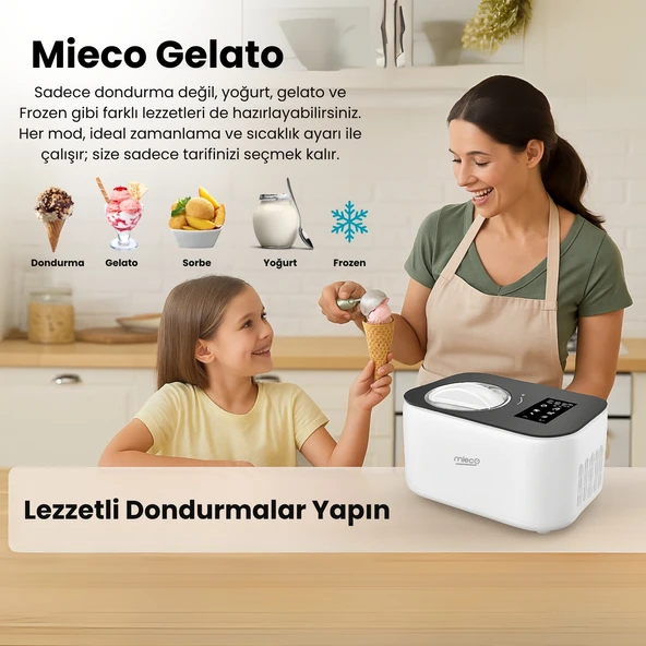 Mieco Gelato  4-in-1 Dondurma Makinesi - 2