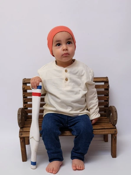 Bebek & Çocuk Pamuk Bere 4'lü Set Yumuşak Ve Hassas %100 Pamuk - 3