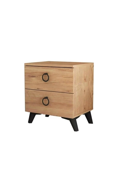 Simurg Mobilya Simurg 2 Çekmeceli Komidin Atlantik Çam - 3