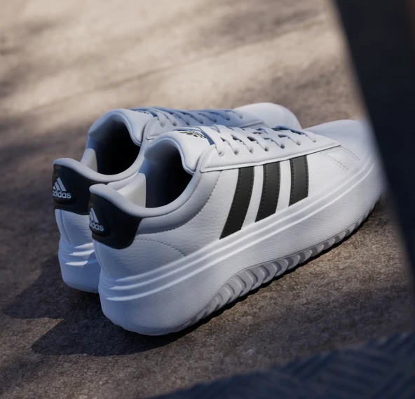 adidas Grand Court Platform Kadın Beyaz Spor Ayakkabı IE1092 - 5