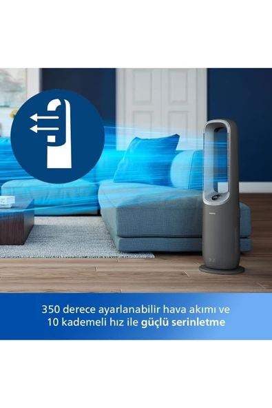 8000 Serisi Air Performer 3'ü 1 Arada Hava Temizleyici, Fan ve Isıtıcı, AMF870/15 - 3