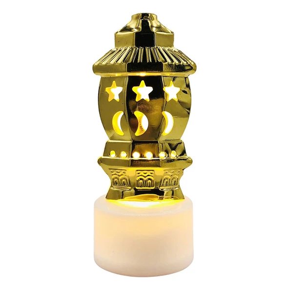 12 li Ramazan Ayaklı Led Işık Gold Renk Gün Işığı MZ6200-235 ürün görseli