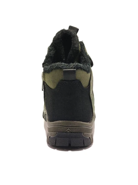Cem Pekşen Jagulep Haki-Bej Kürklü Outdoor Çocuk Botu - 4