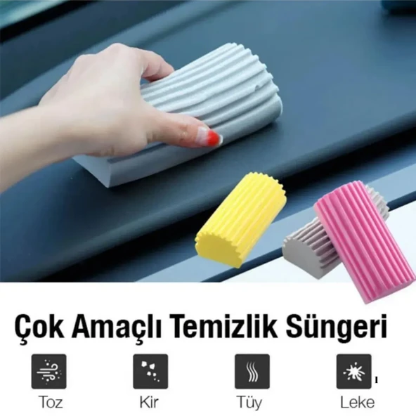 Mucit Home Sihirli Nemli Sünger ve Bulaşık Fırçası – Su Emici, Mutfak Temizlik Seti - 2
