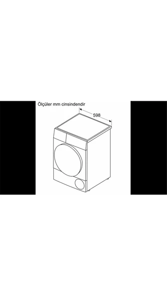 Bosch WQG241A0TR A++ 9 kg Çamaşır Kurutma Makinesi - 3