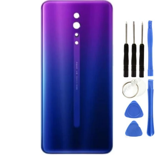Oppo Reno Z Uyumlu Arka Pil Kapağı Mavi + Tamir Seti