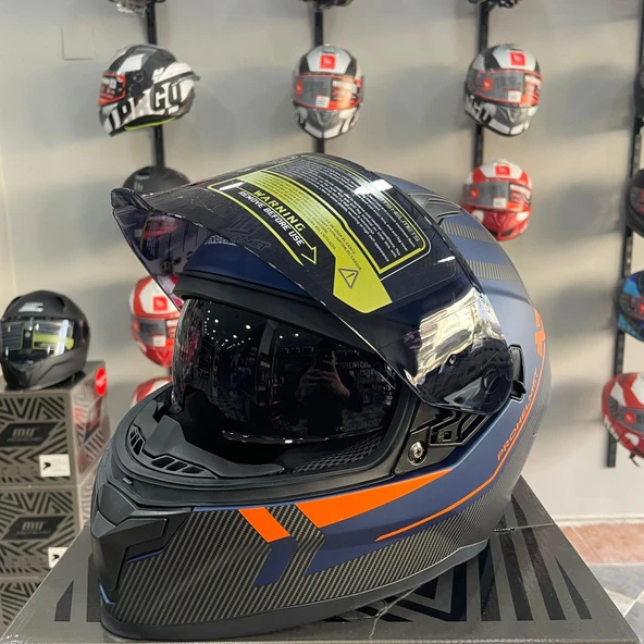 MTS M-910 Full Face Kask BLUE - 2