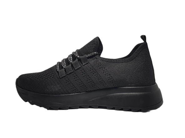 Lommax 2302 Siyah Kadın Günlük Sneakers - 2