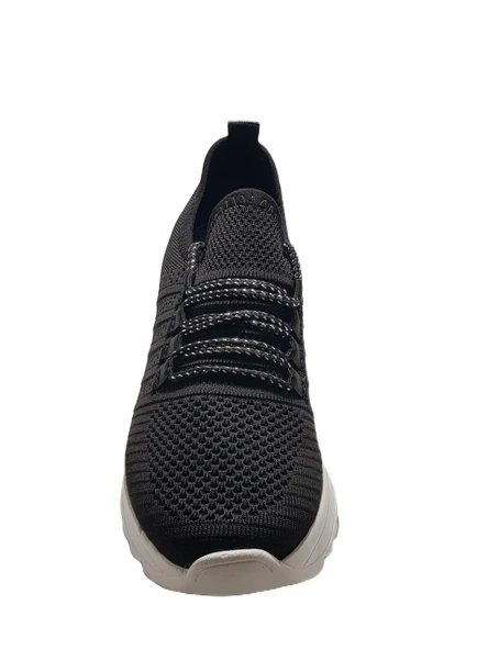 Lommax 2302 Siyah-Beyaz Kadın Günlük Sneakers - 4