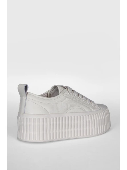 Lufıan 121230013 DIANA Beyaz Kadın Günlük Sneakers - Resim 2