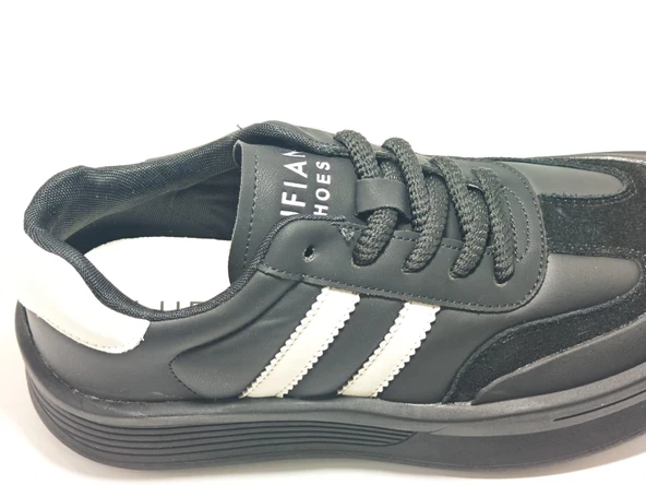 Lufıan CHRISTINA 122230019 Siyah Kadın Deri Günlük Sneakers - 4