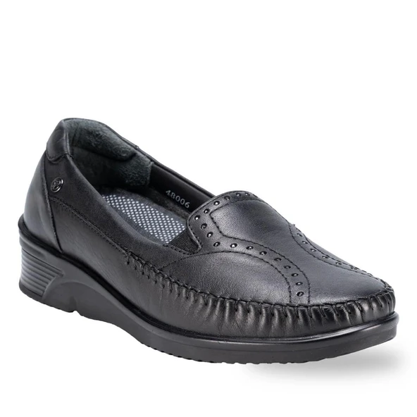 Forelli ERVA 48006-G Kadın Günlük Deri Comfort Ayakkabı ürün görseli