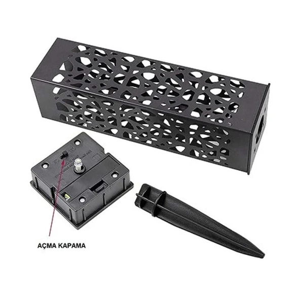 Dekoratif Solar Güneş Enerjili Bahçe Aydınlatması Yürüyüş Yolu Seti ( 8 Adet ) - 3