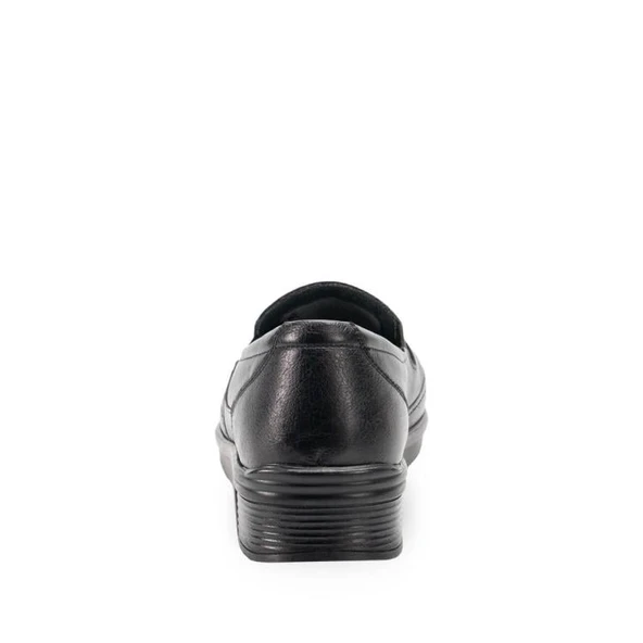 Forelli TERTE 48001-G  Siyah Kadın Günlük Deri Comfort Ayakkabı - 2