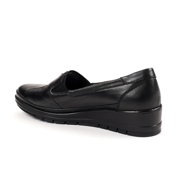Forelli NINA 25115-H Siyah Kadın Comfort Ayakkabı - 3