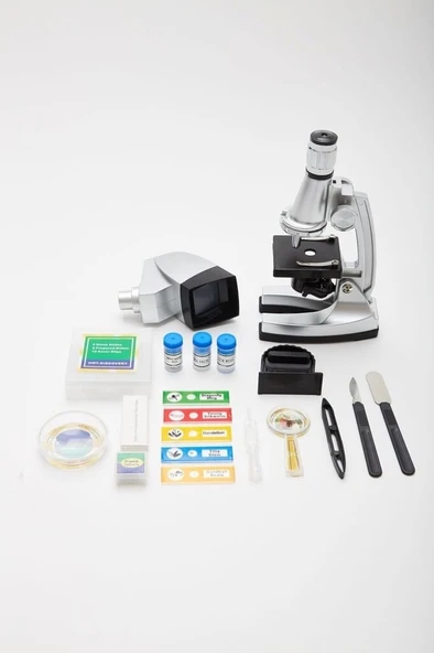 50x100x200x400x6001200x  Çocuklariçin Eğitici  Projektörlü Mikroskop Seti ürün görseli