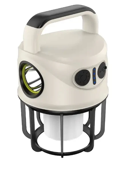 Ps-22025 Çift Işıklı Type-c Powerbank Özellikli Taşınabilir Şarj Edilebilir Kamp Lambası ürün görseli 1