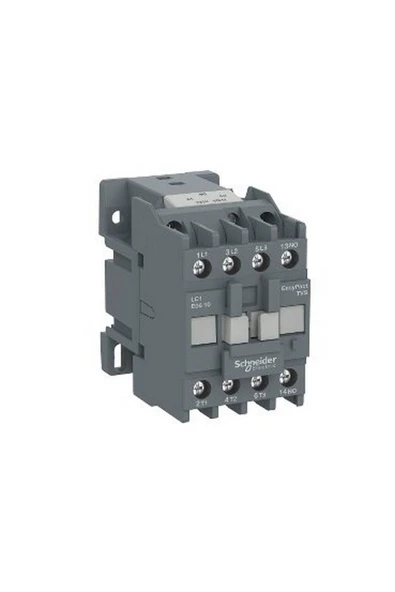 Schneider Electric Schneider Lc1e0910m5, Easypact Kontaktör, 9amper, 3kw, 220v, 1na Yardımcı Kontak