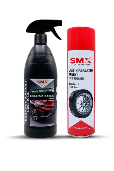SMX Lastik Parlatma Spreyi Seramik Cila / Hızlı Cila / Pratik Cila ürün görseli 1