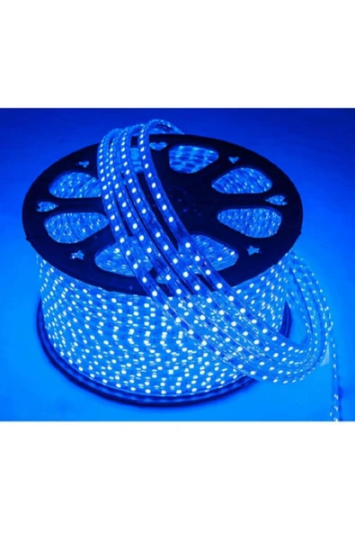Cata Ct-4551 3 Çip Dış Mekan Hortum Şerit Led Mavi 220v 7 Metre - 2