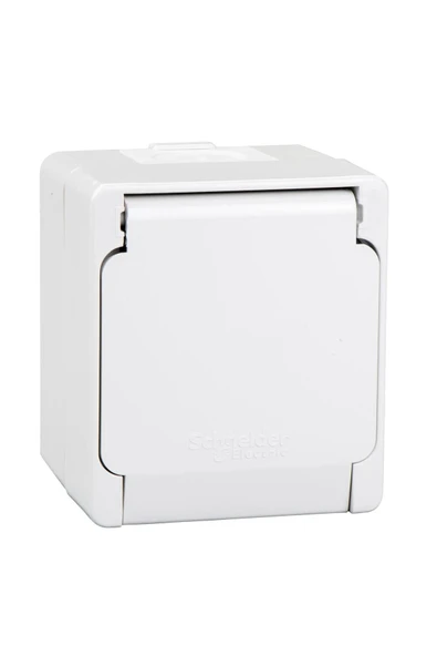 Schneider Electric Nml3100121 Nemliyer Beyaz Kapaklı Topraklı Priz