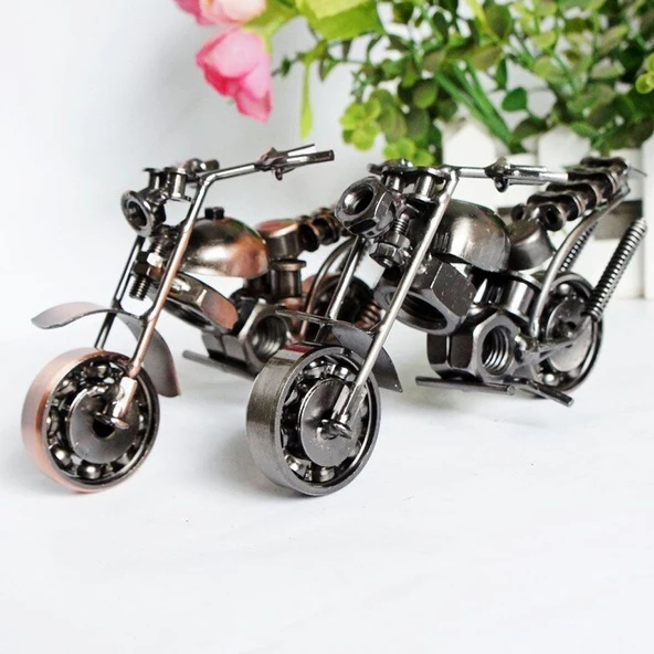 El Yapimi Dekoratif Metal Motor ürün görseli 1