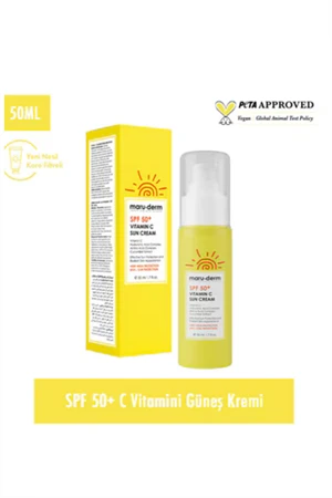 Maruderm C Vitamini İçerikli Güneş Kremi SPF50+ – Aydınlatıcı & Antioksidan Etki, 50 ml - 2