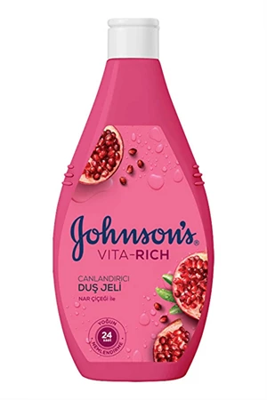 Johnson's Vita-Rich Nar Çiçeği Özlü Canlandırıcı Duş Jeli – 400 ml - 2