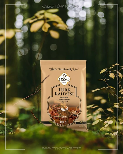 Osso 6'li Türk Kahvesi(6X100=600gr) - 3