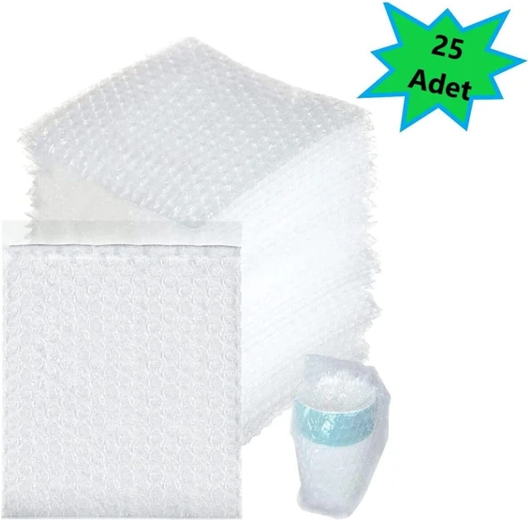 Balonlu Patpat Torba, Bantlı Baloncuklu Torba-Zarf 20Cm (En) X 30Cm(Boy)+5Cm(Kapak) 100 Adet - Resim 5