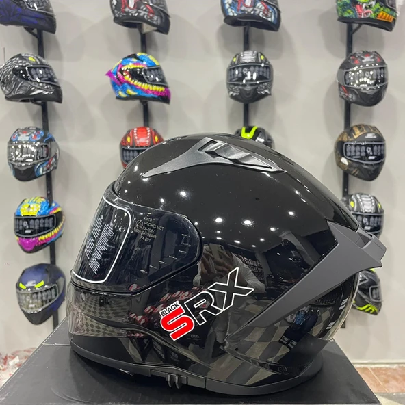 MTS M-801 SNAKE Full Face Kask SRX BLACK - 4