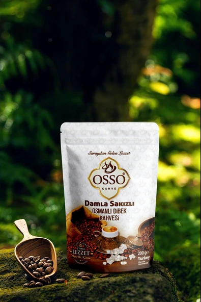 Osso 4'lü Damla Sakızlı Osmanlı Dibek Kahvesi(4X200=800gr) - 3