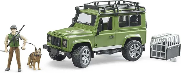 Bruder Land Rover Model Arazi Aracı Avcı Ve Av Köpeği Br02587 - 4