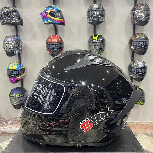MTS M-801 SNAKE Full Face Kask SRX BLACK