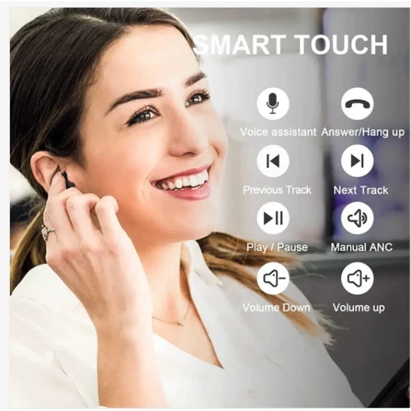 ACL  ACB-69 Wireless V5.3 LCD Ekranlı Wireless Kulak İçi Kulaklık  Bluetooth - 6