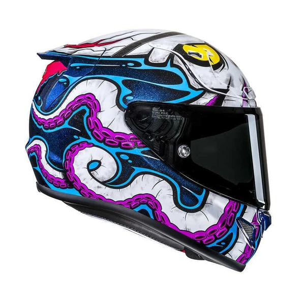 HJC RPHA12 KASK KRAKEN MC28 - Resim 3