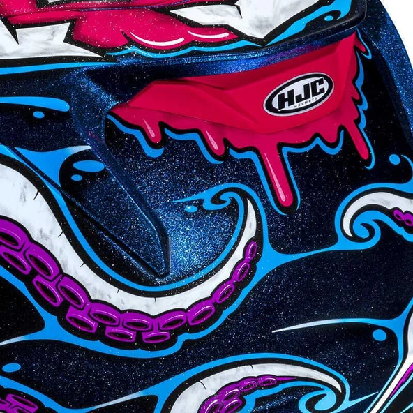 HJC RPHA12 KASK KRAKEN MC28 - Resim 7