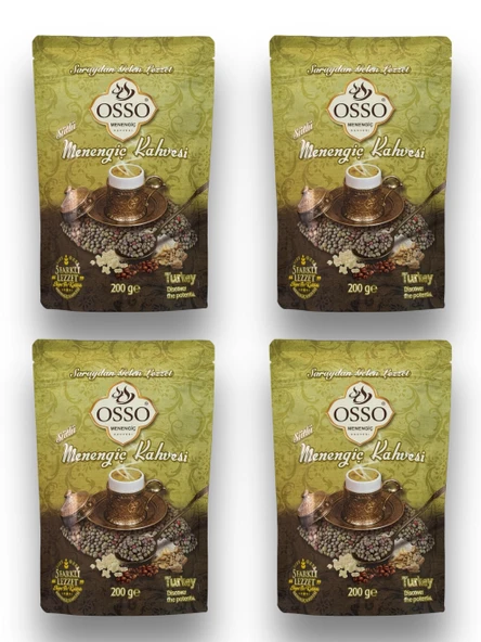 Osso 4'lü Menengiç Kahvesi(4X200=800gr)