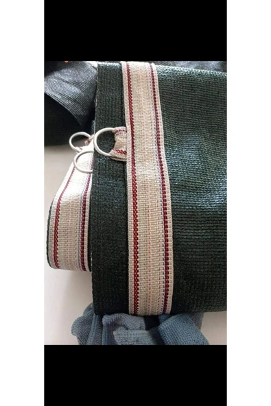 KIZIKLI Gölgelik File 6 Metre X 12 Metre %95'lik 140gr/m2 Gölgelik Yeşil Özel Kolon Dikimli Kuşgözü - 7