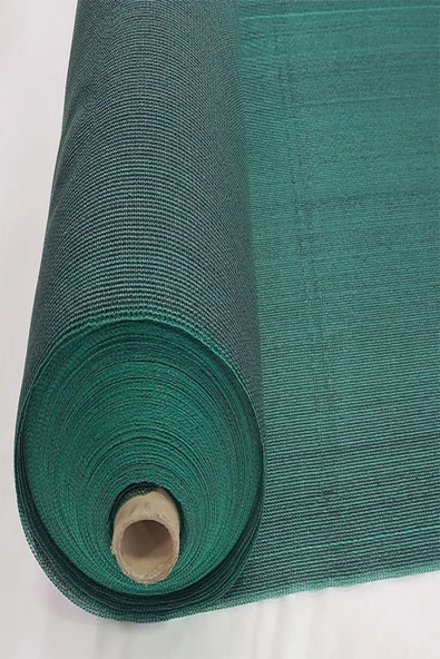 HRN Textile %95 Güneş Geçirmez Gölgelik File, Gölgeleme Tülü, Çit Filesi, Balkon Gölgeliği 20x12 M2 -yeşil - 2
