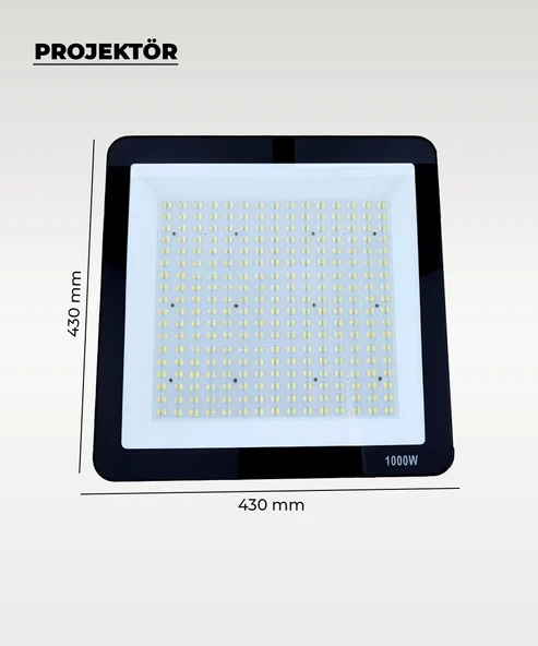 1000W Led Projektör 6500K Beyaz Işık - 2