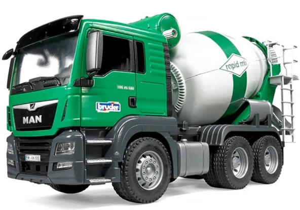 Bruder Man TGA Beton Mikser Yeşil BR02739