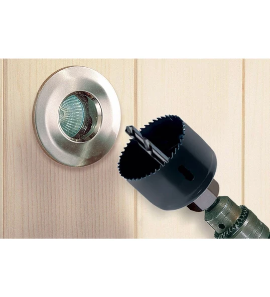 8 Parça Panç Seti Ağaç Kesme Testere Matkap Ucu Takımı Alçıpan Tavan Kesme - Resim 3